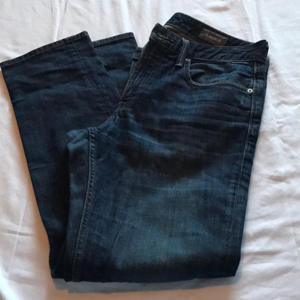 BONOBOS men’s dark wash jean